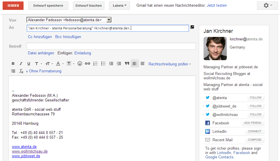 Die E Mail Adresse Die E Mail Adresse